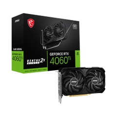 VGA MSI GeForce RTX 4060 Ti VENTUS 2X BLACK 16G OC GDDR6 RTX-4060-Ti-VENTUS-2X-BLACK-16G-OC