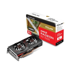 VGA Sapphire Radeon PULSE RX 7600 Gaming OC 8G GDDR6