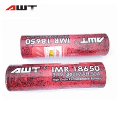 Pin 18650 AWT 3.7v 3000mAh 50A (Hàng Authentic)