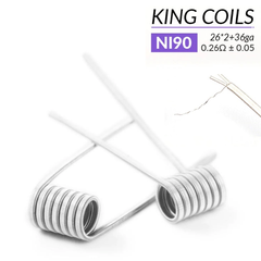 ⚡️N91⚡️ Hộp 10 Coil Ni90 - King Coils COIL-FATHER (26ga*2+36ga) - Dây dẫn nhiệt DIY, build coil, trở