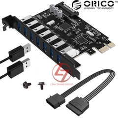 Card chuyển đổi PCI-E ra 7 cổng USB3.0 Orico PVU3-7U - HB25