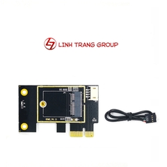 Adapter PCI-E gắn card wifi + bluetooth cho máy tính để bàn - PK126