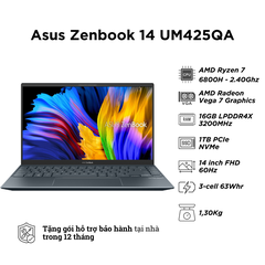 Asus Zenbook 14 UM425QA (AMD Ryzen 7 6800H | RAM 16GB | SSD 1TB | 14.0 Inch FHD IPS)