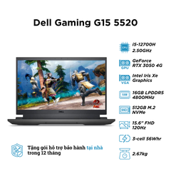 Dell Gaming G15 5520 (i5-12500H | RAM 16GB | SSD 512GB | NVIDIA RTX 3050 4GB | 15.6 inch FHD 120Hz)