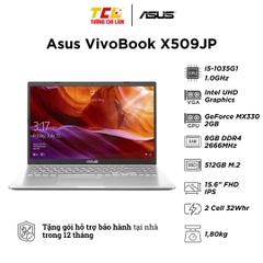 Asus VivoBook X509JP (i5-1035G1 | RAM 8GB | SSD 512GB | 15.6 Inch FHD | NVIDIA GeForce MX330 2GB)