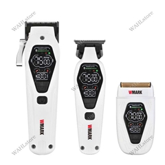 Combo Tông Đơ cắt + viền + cạo khô WMARK NG-7602 Chính Hãng