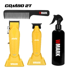 Combo 2T WMARK | Tông đơ pin lưỡi đơn NG-139 + Tông đơ viền NG-339
