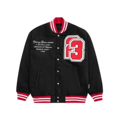 SYNTHETIC WOOL VARSITY JACKET