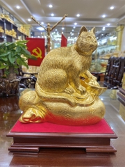 Mèo Đứng Bị Tiền Dát Vàng 9999