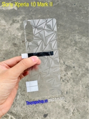 Dán mặt lưng 3D Kim cương Sony Xperia 10 Mark II