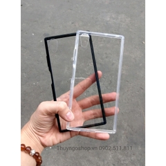 Ốp chống sốc lưng trong viền nhựa dẻo Sony XA1 Plus