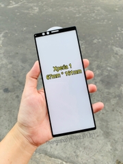 Kính cường lực full màn hình Sony Xperia 1 keo 100% toàn màn hình, cảm ứng nhạy 100%