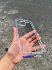 Ốp lưng kính cường lực, 4 cạnh viền nhựa dẻo silicon Iphone 13