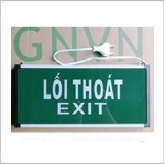 Đèn Exit GNVN không chỉ hướng 1 mặt HW-128LED