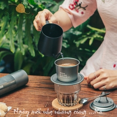 [Ka Cafe] Phin Nhôm Pha Cà Phê Cao Cấp- High Quality Vietnamese Coffee Filter [Xanh Suốt]