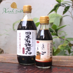 [Adachi] Nước Tương Koikuchi Hữu Cơ Nhật Bản- Koikuchi Organic Dark Soy Sauce [Xanh Suốt]