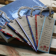[Napoland] Kẹp Sách Handmade Bọc Vải - Handmade Fabric Bookmark