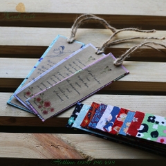 [Napoland] Kẹp Sách Handmade Bọc Vải - Handmade Fabric Bookmark