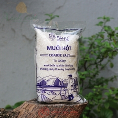 [Sahu] Muối Biển Sạch Dạng Hột/ Muối Hạt 1KG - Sa Huynh Coarse Salt [Xanh Suốt]