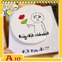 Bánh kem sinh nhật đơn giản A10 bày đặt sinh nhật rót rượu đi bánh hot trend tiktok