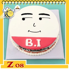 Bánh kem mặt cười Z08 khuôn mặt liếc xéo cười troll hết sức hài hước