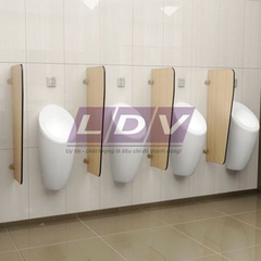 Vách ngăn vệ sinh nam bằng Laminate