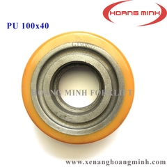 BÁNH XE NÂNG ĐIỆN PU 100X40