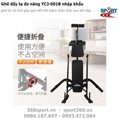 Ghế đẩy tạ đa năng YCJ-001B nhập khẩu có thể gấp gọn