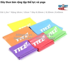 Dây thun bản rộng tập thể lực và yoga