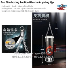 Bao đấm ZooBoo tiêu chuẩn phòng tập