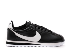 Cortez Leather 'Black White'