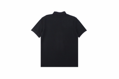 BBR 23ss Small Embroidered Polo Short Sleeves on Chest Black