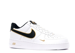 Air Force 1 Low 07 Metallic White Black Gold