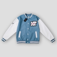 HTAG JACKET VARSITY - ROBOT BLUE WHITE