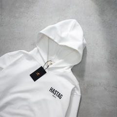 HTAG HOODIE - WHITE HASTAG