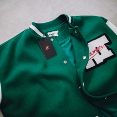 HTAG JACKET VARSITY - ROBOT GREEN WHITE