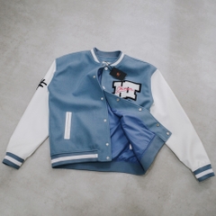 HTAG JACKET VARSITY - ROBOT BLUE WHITE