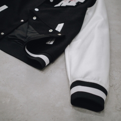 HTAG JACKET VARSITY - ROBOT BLACK WHITE