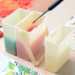 Xô rửa cọ 3 ngăn nhỏ