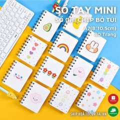 Sổ tay mini gáy lò xo A7
