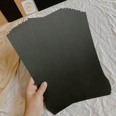 Giấy Bìa Đen Dày - 20 Tờ A3 Lỡ 180Gsm