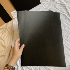 Giấy Bìa Đen Dày - 20 Tờ A4 180Gsm