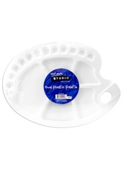 Palette nhựa Mont Marte Oval Plastic
