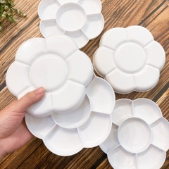 Palette pha màu hình hoa 2 mảnh