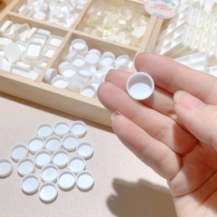 Pan Chiết Màu - 3 Pan Tròn 0.6 Trắng