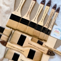 Cọ Bản Lớn Lông Nhân Tạo Sunway G - Cọ Flat Đầu Vuông To