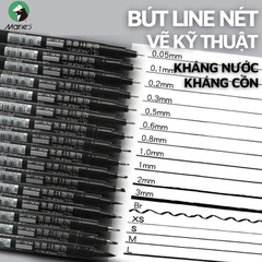 Bút Line Marie's - Bút Đi Nét , Vẽ Kĩ thuật Kháng Nước Kháng Cồn