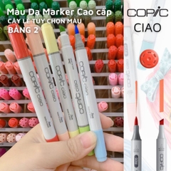 Bút Màu Dạ Marker Copic Ciao Đầu Mềm  Tùy chọn Màu