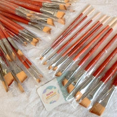 Cọ Vẽ Sunway Đầu Vát B213 Lông Nhân Tạo