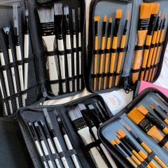 Bộ Cọ Vẽ 10 Cây Kèm Túi AiShaKe